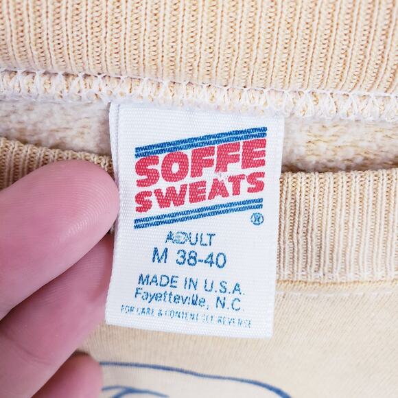 Vintage 80's Soffe Sweats Humpty Dumpty Crewneck Novelty Sweatshirt Adult Medium - Picture 11 of 12